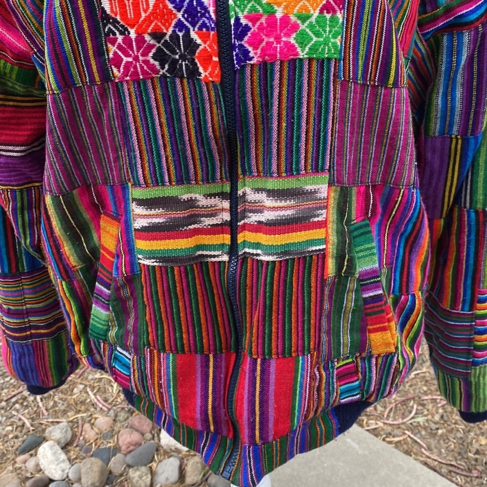 V2k Borden Traders Patchwork Bomber - image 4